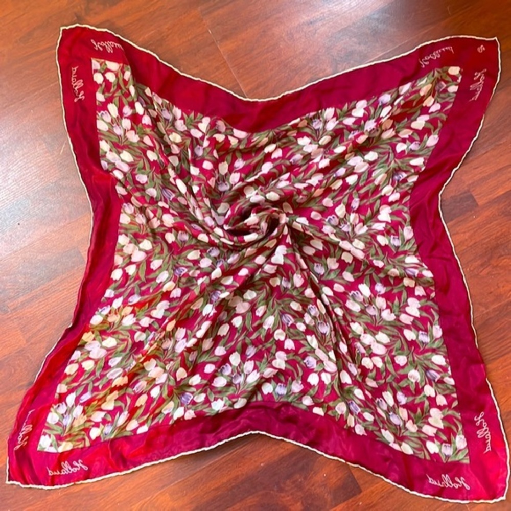 Beautiful Silky Floral Scarf